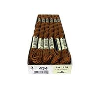 DMC Bulk Buy Thread Pearl Cotton Skeins Size 3 16.4 Yards Light Brown 115 3-434 (12-Pack)