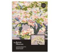 DMC Cherry Blossoms Kit, Contains Threads, Aida 14 Count Fabric, and Needle