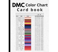 Dmc Color Chart Card Book: Large format - 8,5 x 11 Inches