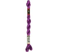 DMC CORPORATION DMC Pearl Cotton Skein Size 5 27.3yd-Fuchsia Embroidery Accessory Purple