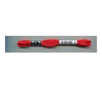 DMC Coton A Broder Tkt 16 - Shade 666 - Scarlet / Red