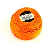 DMC Cotton Perle Thread Size 8 741 - per 10 gram Ball