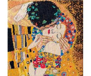 DMC Counted Cross Stitch Kit The Kiss by Gustav Klimt for Embroidery - Each