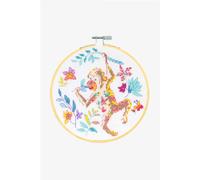 DMC counted cross stitch kit with hoop "The Monkey", Diam.15cm, DIY