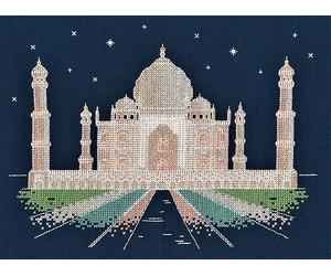 DMC Cross Stitch Kit - Agra By Night - Glow in the D'Architecture BK1726