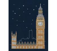 DMC Cross Stitch Kit - London By Night - Glow in the D'Architecture BK1723