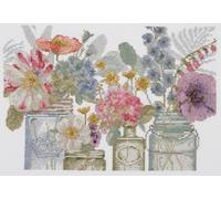 DMC Cross Stitch Kits - Rainbow Seeds Flowers - Choice of 4