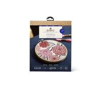 DMC Garn Embroidery Kit Dahlias by Marie-Dominique Prosecutor Cross Stitch Easy Level 14.5cm 1 Set