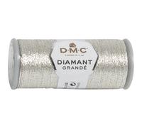 DMC Diamant Grande Metallic Thread 21.8yd-Light Silver 381-G168