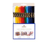 DMC - DMC (12x4m) Mouliné 100% Mercerised Stranded Cotton Embroidery Floss Flags Assortment Set - 1 Set