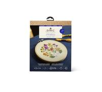 DMC Mediterranean Garden (14.5cm) Cross Stitch Embroidery Kit - 1 Set