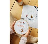 DMC - DMC The Well-Bee-ing (15.7cm) Cross Stitch Embroidery Duo Kit - 1 Set