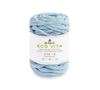 DMC Garn Yarn Eco Vita 12 - Crochet, Knitting & Macrame - Baby Blue 250g
