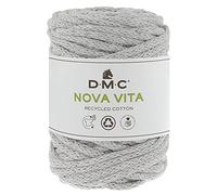 DMC Eco Vita 12, Crochet Knitting Macrame Yarn, Grey (12), 250g