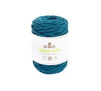 DMC Eco Vita 12, Crochet Knitting Macrame Yarn, Midnight Blue (73), 250g