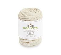 DMC Garn Yarn Eco Vita 12 – Crochet, Knitting & Macrame – Sand (31), 250 g