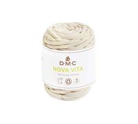 DMC - Eco Vita 12 | Recycled Cotton Yarn - 4mm Thick Tubular Thread | 250g - 55m - 24 Colours