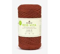 DMC Eco Vita 4, Burnt Orange Crochet Knitting Macrame Yarn, 250g