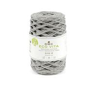 DMC Eco Vita 4, Grey Crochet Knitting Macrame Yarn, 250g