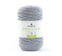 DMC Eco Vita 4, Silver Crochet Knitting Macrame Yarn, 250g