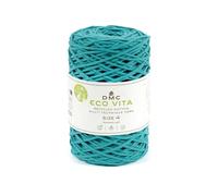 DMC Eco Vita 4, Teal Crochet Knitting Macrame Yarn, 250g