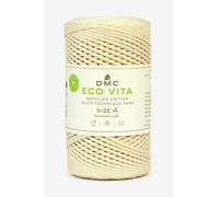 DMC Eco Vita 4, White Crochet Knitting Macrame Yarn, 250g
