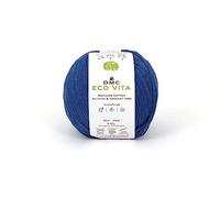 DMC Eco Vita - (107 Bluette) - 100 gram ball - Recycled Cotton to create fashionable garments, hats, bags and knitwear accessories