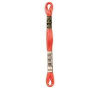 DMC Embroidery Floss Mouline Stranded Cotton Thread for Hand Embroidery and Sewing - Colour No: 3340-1 x 8m Skein