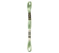 DMC Embroidery Floss Mouline Stranded Cotton Thread for Hand Embroidery and Sewing - Colour No: 368-6 x 8m Skeins