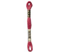 DMC Embroidery Floss Mouline Stranded Cotton Thread for Hand Embroidery and Sewing - Colour No: 3712-6 x 8m Skeins