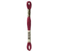 DMC Embroidery Floss Mouline Stranded Cotton Thread for Hand Embroidery and Sewing - Colour No: 3721-1 x 8m Skein