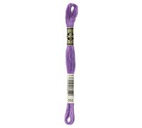 DMC Embroidery Floss Mouline Stranded Cotton Thread for Hand Embroidery and Sewing - Colour No: 553-6 x 8m Skeins