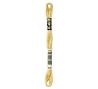 DMC Embroidery Floss Mouline Stranded Cotton Thread for Hand Embroidery and Sewing - Colour No: 676-6 x 8m Skeins