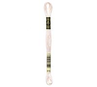 DMC Embroidery Floss Mouline Stranded Cotton Thread for Hand Embroidery and Sewing - Colour No: 819-6 x 8m Skeins