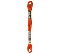 DMC Embroidery Floss Mouline Stranded Cotton Thread for Hand Embroidery and Sewing - Colour No: 946-1 x 8m Skein