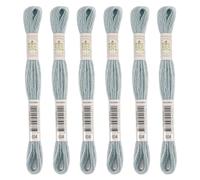 DMC Embroidery Thread Eco Vita Wool Thread, Length 56.3 ft (16 m), 6 Cases, 604, Light Blue 360