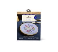 DMC English Garden (14.5cm) Cross Stitch Embroidery Kit - 1 Set