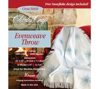 DMC Evenweave Throw 16 Count 32-inch x 44-inchWhite