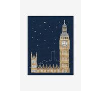 DMC "Glow in The D'Architecture London by Night Cross Stitch Kit, Multi-Colour