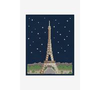 DMC Glow In The D'Architecture Paris by Night Cross Stitch Kit, 100% Cotton, Multi-Colour, 20 x 1 x 25 cm