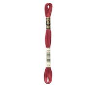 DMC Garn Embroidery Floss Mouline 117-326 - Stranded Cotton, Six-Strand - Dark Rose 8.7-Yard