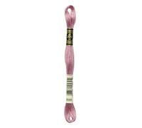 DMC 117-3688 Mouline Stranded Cotton Six Strand Embroidery Floss Thread, Medium Mauve, 8.7-Yard