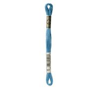 DMC 117-807 6 Strand Embroidery Cotton Floss, Peacock Blue, 8.7-Yard