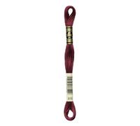 DMC 117-815 6 Strand Embroidery Cotton Floss, Medium Garnet, 8.7-Yard
