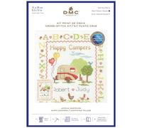 DMC Happy Campers Scross-Stitch Kit