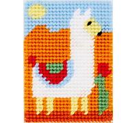 DMC I Can Stitch! Childrens Tapestry Kit Age 8 Plus - Mika The Lama