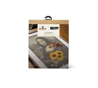 DMC - Inspired by Mona Lisa & The Sunflowers, Leonard da Vinci & C. Maratti, The Louvre, Advanced Embroidery Kit