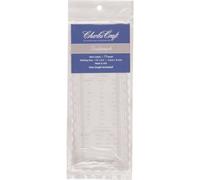 DMC Lace Edged Bookmark 18 Count 3"X8"-White