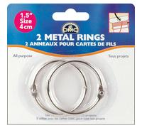 DMC Metal Rings 1.5"-2/Pkg -6109