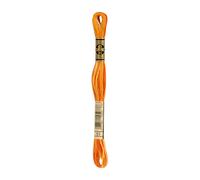 DMC Mouline floss/skein for sewing/embroidery - 8 metres - 51 - Oranges